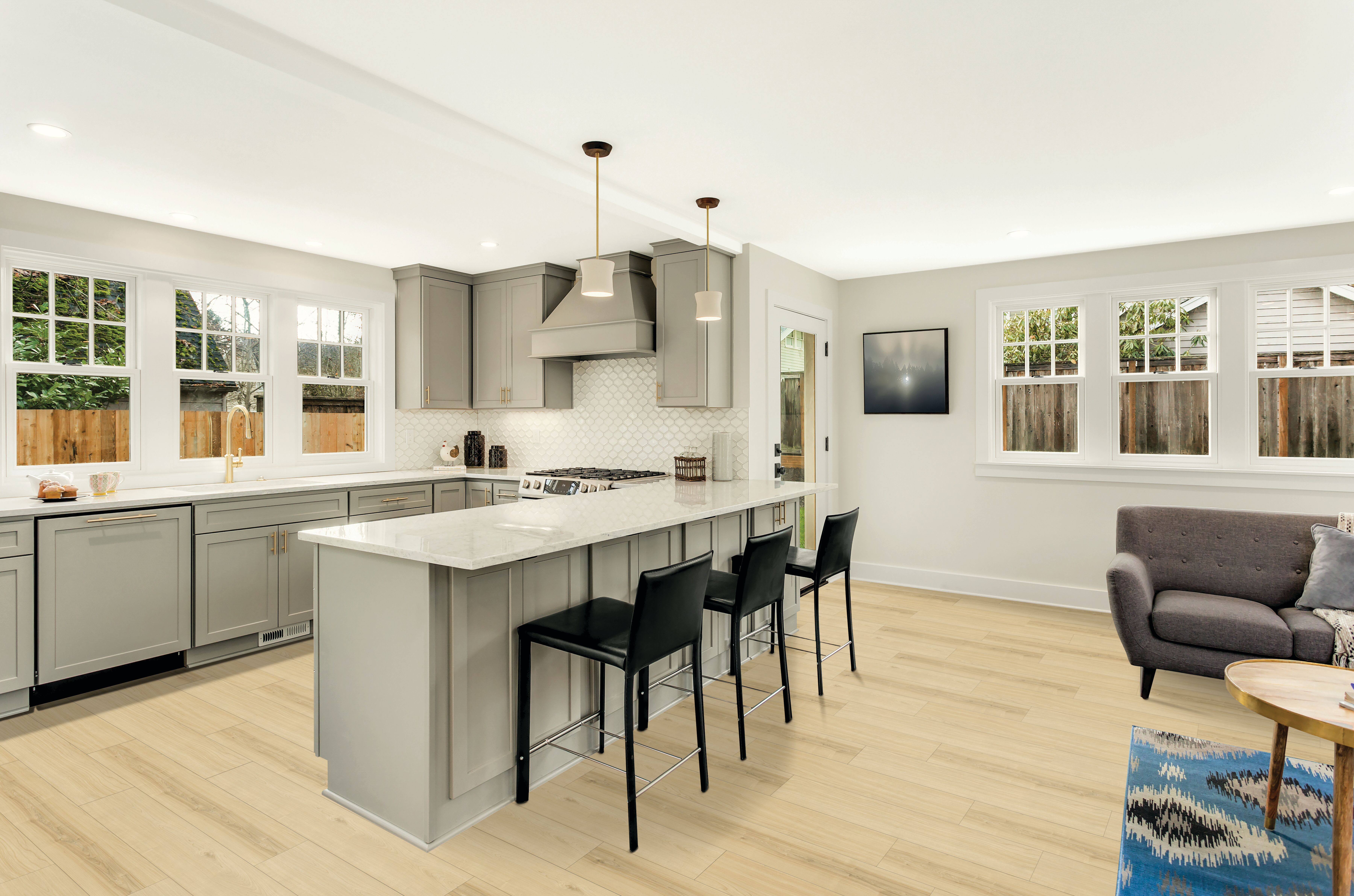 DLuxe Plank HDPC™ Signature, Homeland Heritage Maple Valley Luxury Vinyl Plank 1UP77001